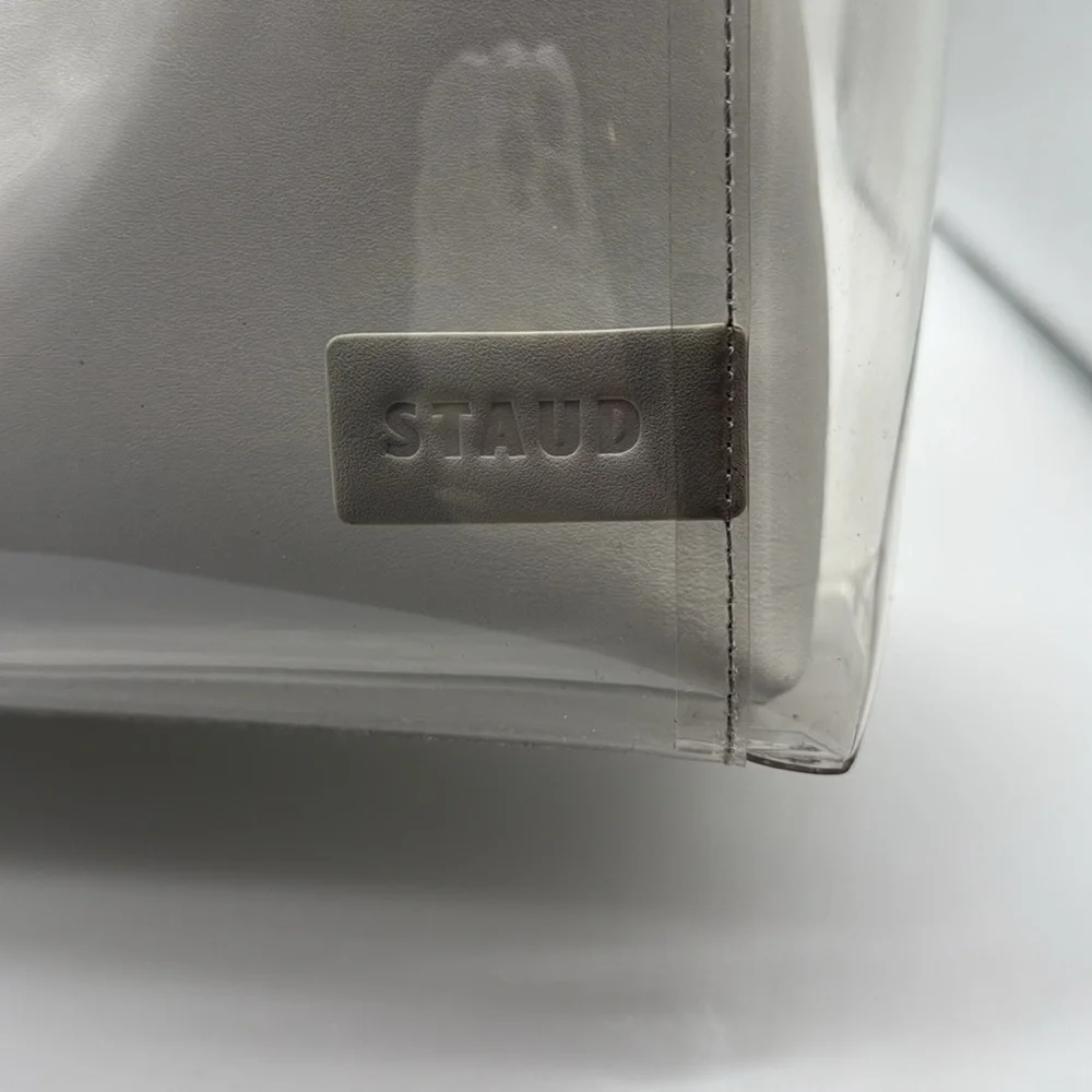 Staud Shirley Bag in Clear/White